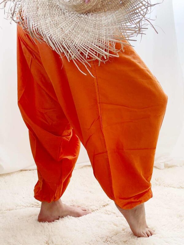 yoga bukse orange Bali