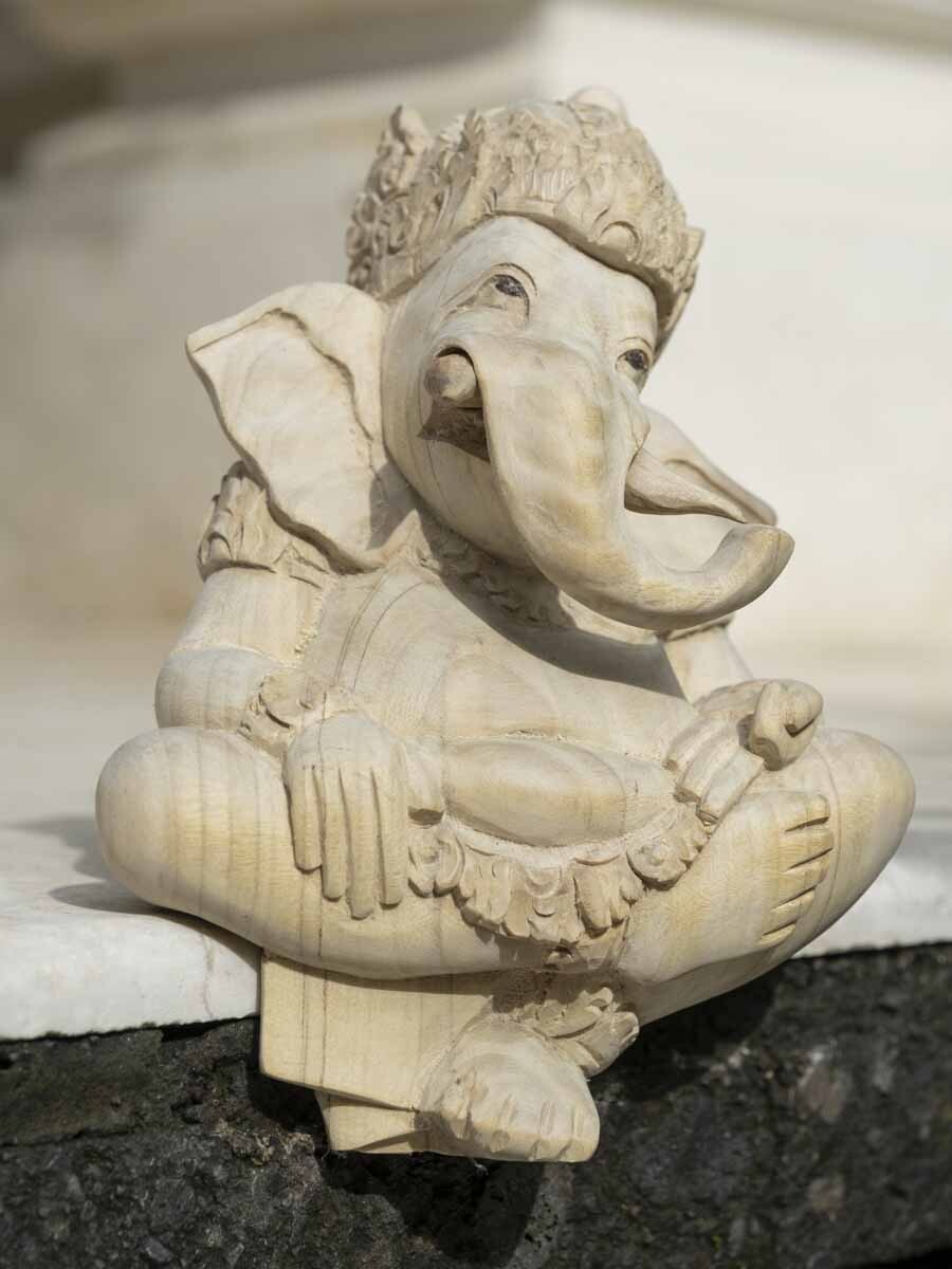 Ganesh treskulptur – natur